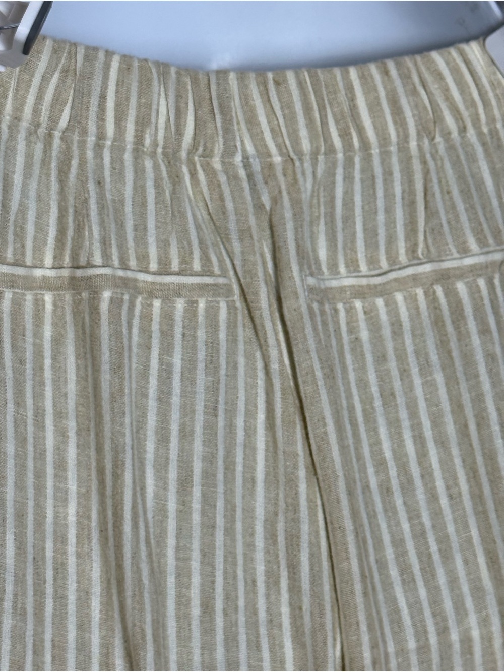Universal Thread Cream and White Striped Wide-Leg Pants - Picture 6 of 8
